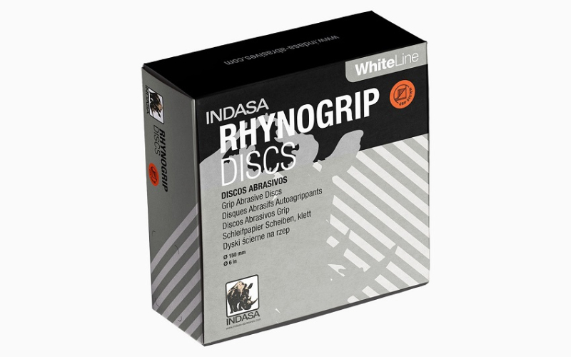 Rhynogrip White Line Schleifscheiben 15-Loch 150mm (50Stk.)